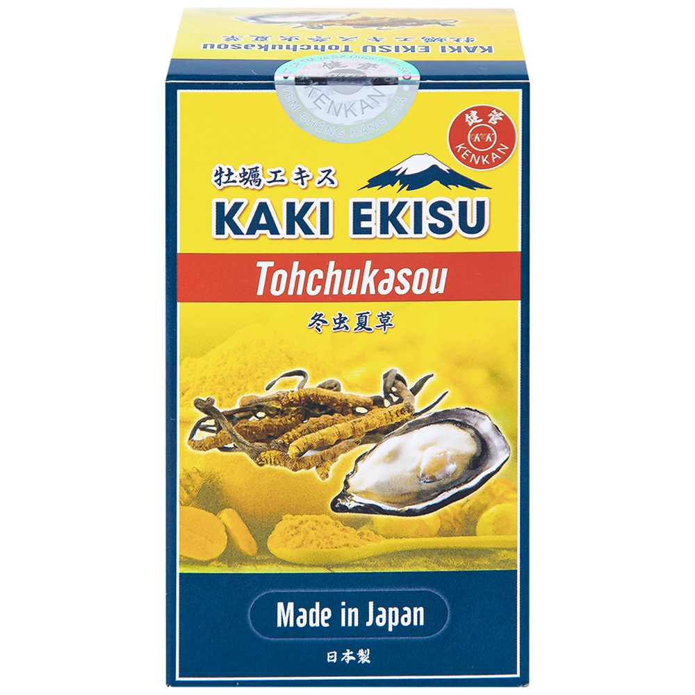 Viên uống hỗ trợ tăng cường sinh lý nam giới Kaki Ekisu Tohchukasou Kenkan (60 viên)