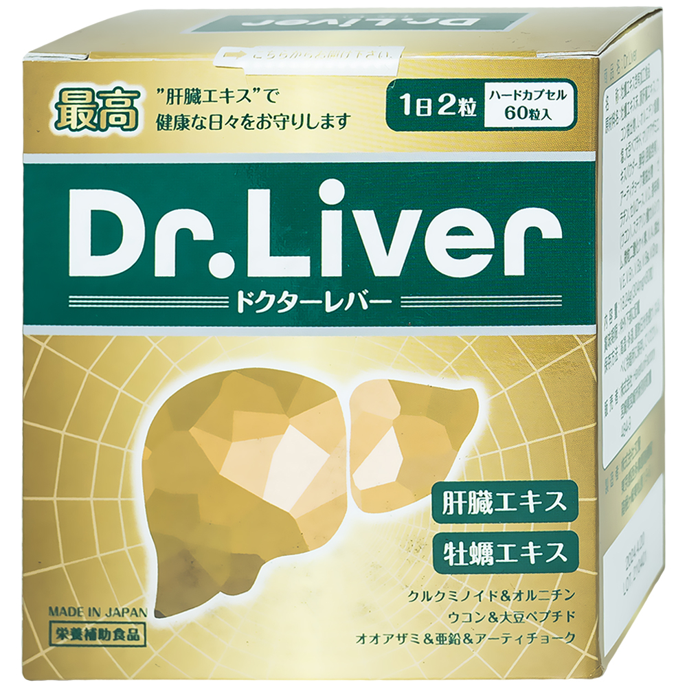 Viên uống bổ gan tăng cường giải độc gan Dr. Liver Jpanwell (60 viên)
