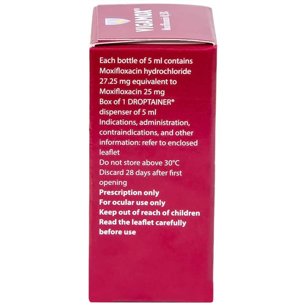 Thuốc nhỏ mắt Vigamox Alcon điều trị viêm kết mạc (5ml)