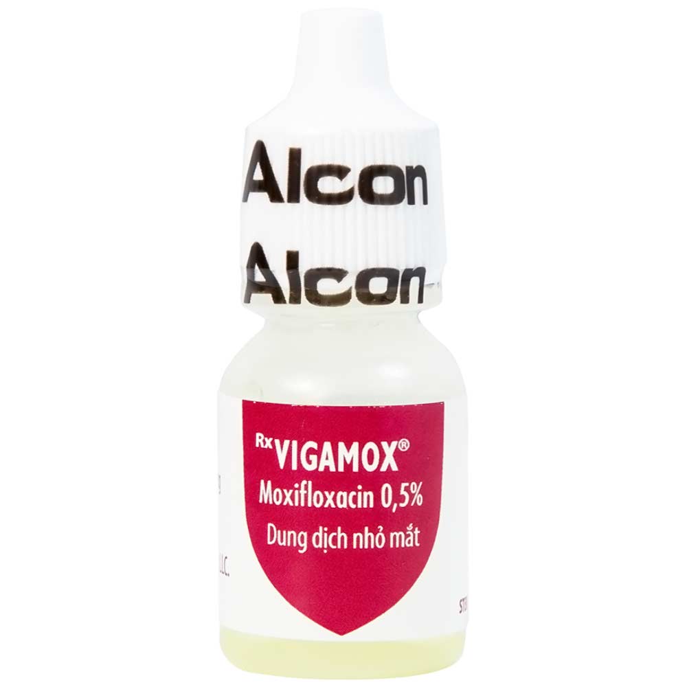 Thuốc nhỏ mắt Vigamox Alcon điều trị viêm kết mạc (5ml)