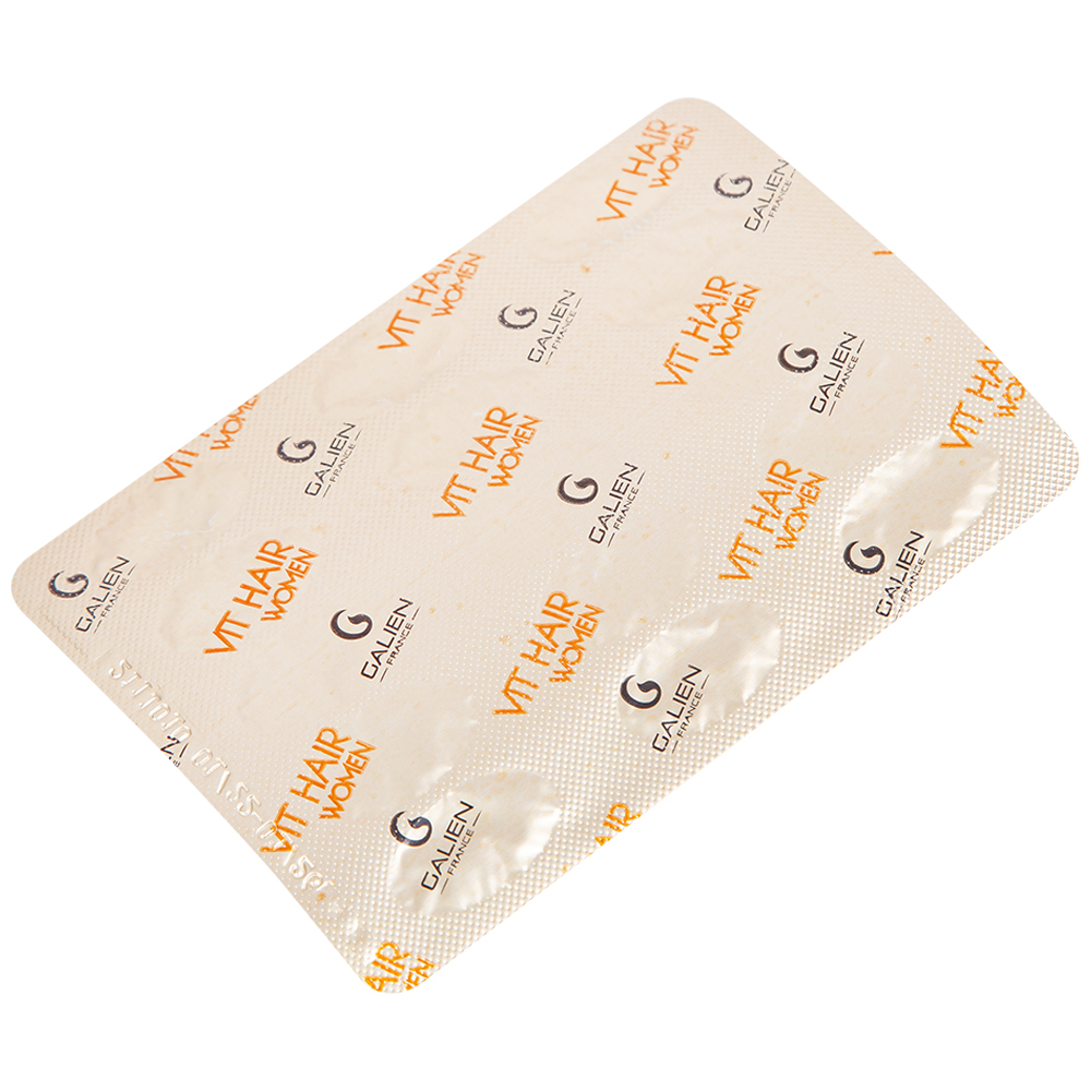 Viên uống hỗ trợ giảm rụng tóc dành cho nữ Vit Hair Women Galien (4 vỉ x 15 viên)