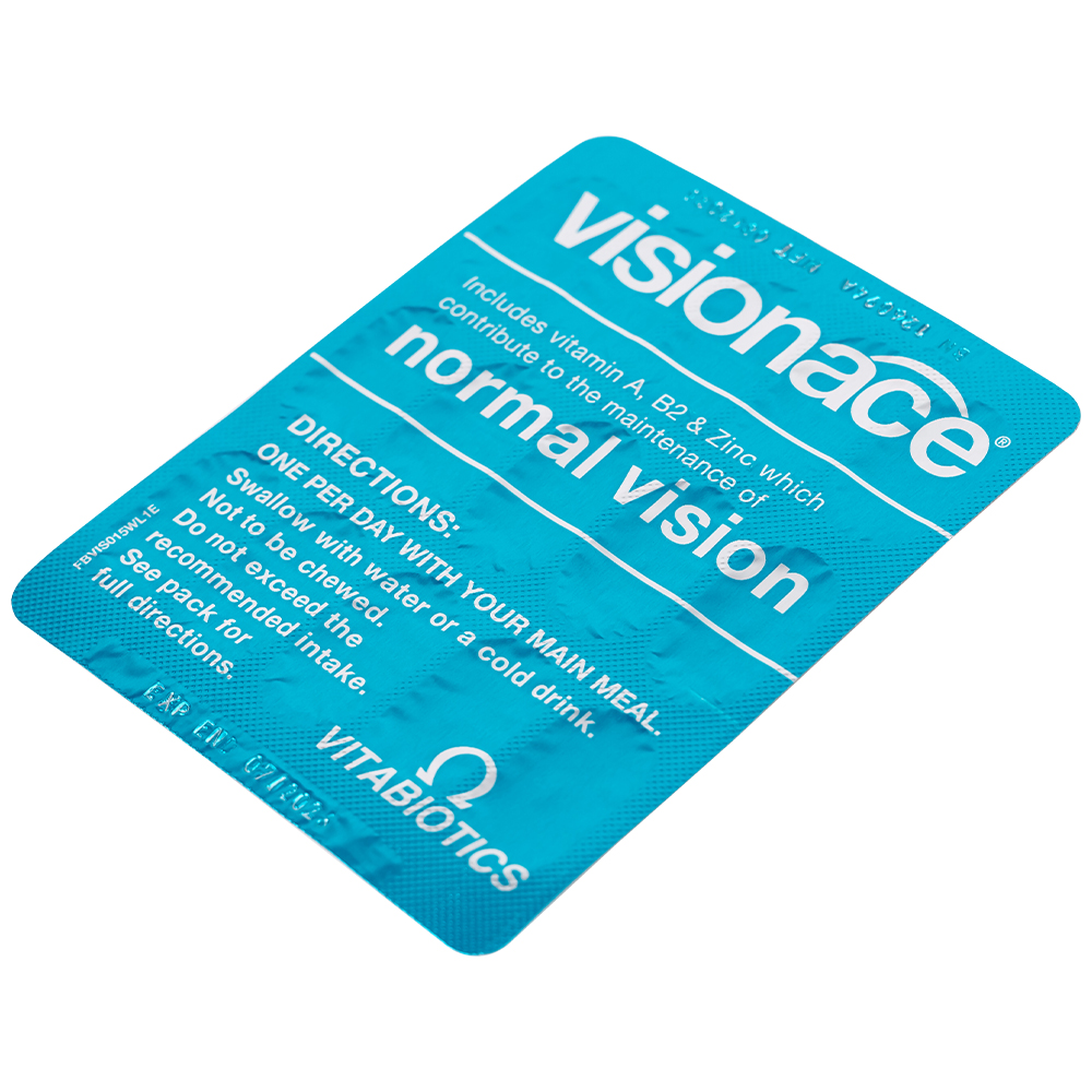Cải thiện thị lực Visionace Original Vitabiotics (2 vỉ x 15 viên)