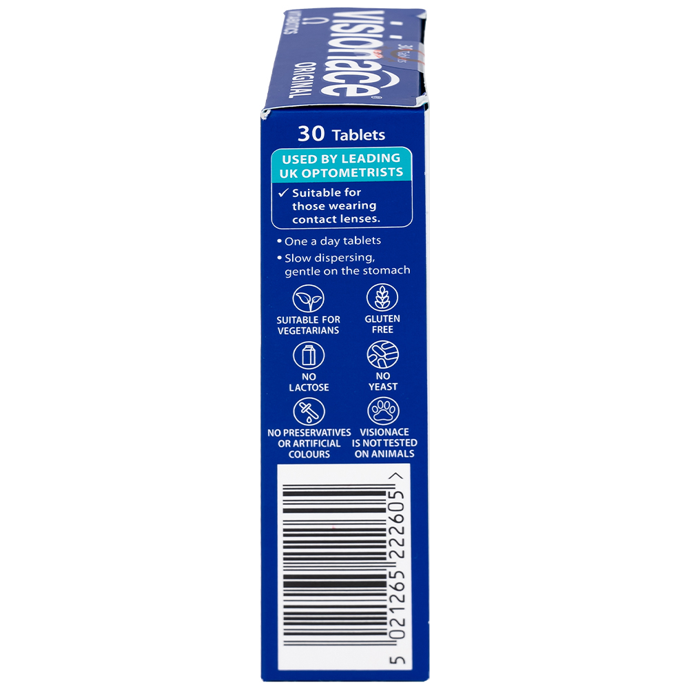 Cải thiện thị lực Visionace Original Vitabiotics (2 vỉ x 15 viên)