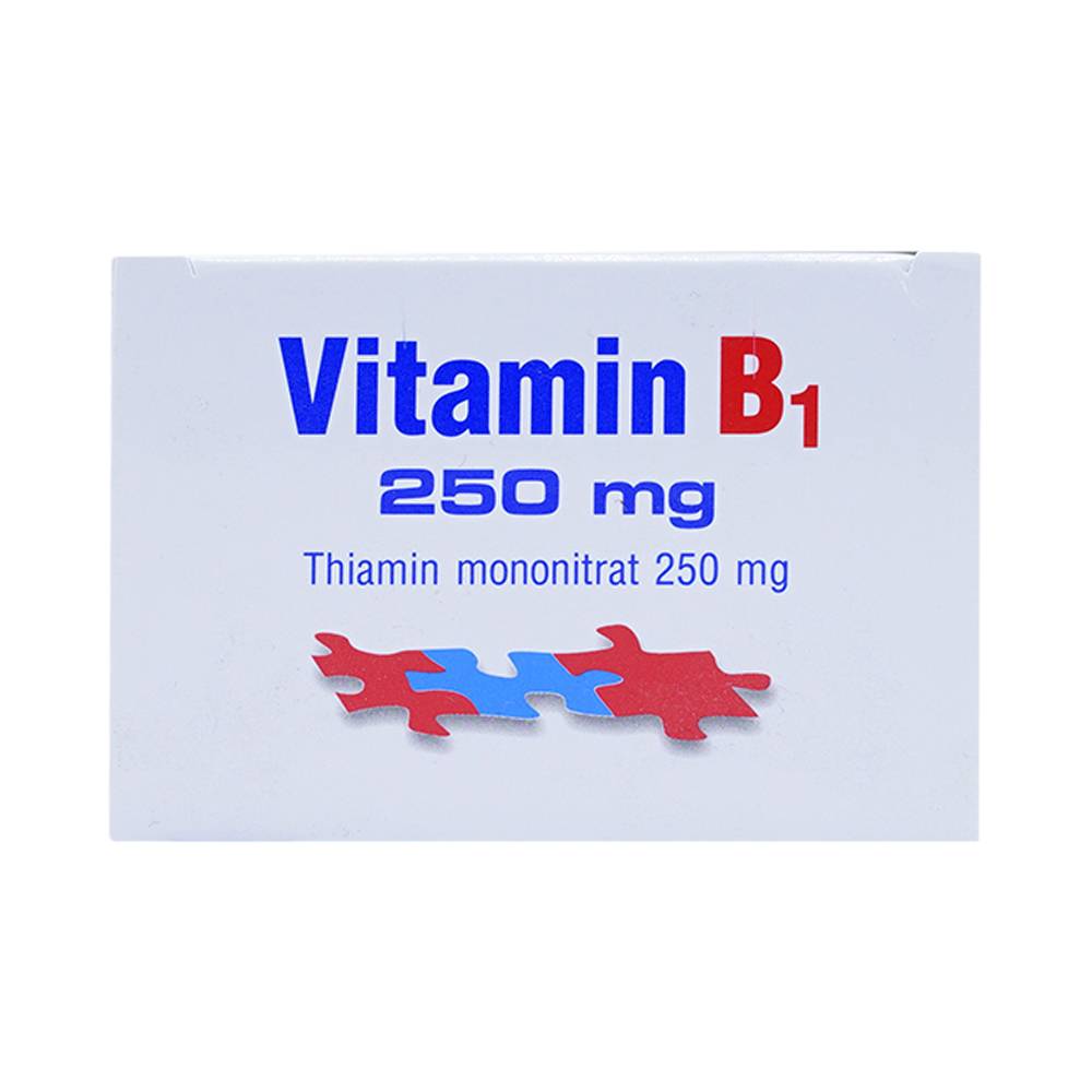 Thuốc Vitamin B1 250mg Domesco điều trị bệnh do thiếu Vitamin B1 (20 vỉ x 10 viên)