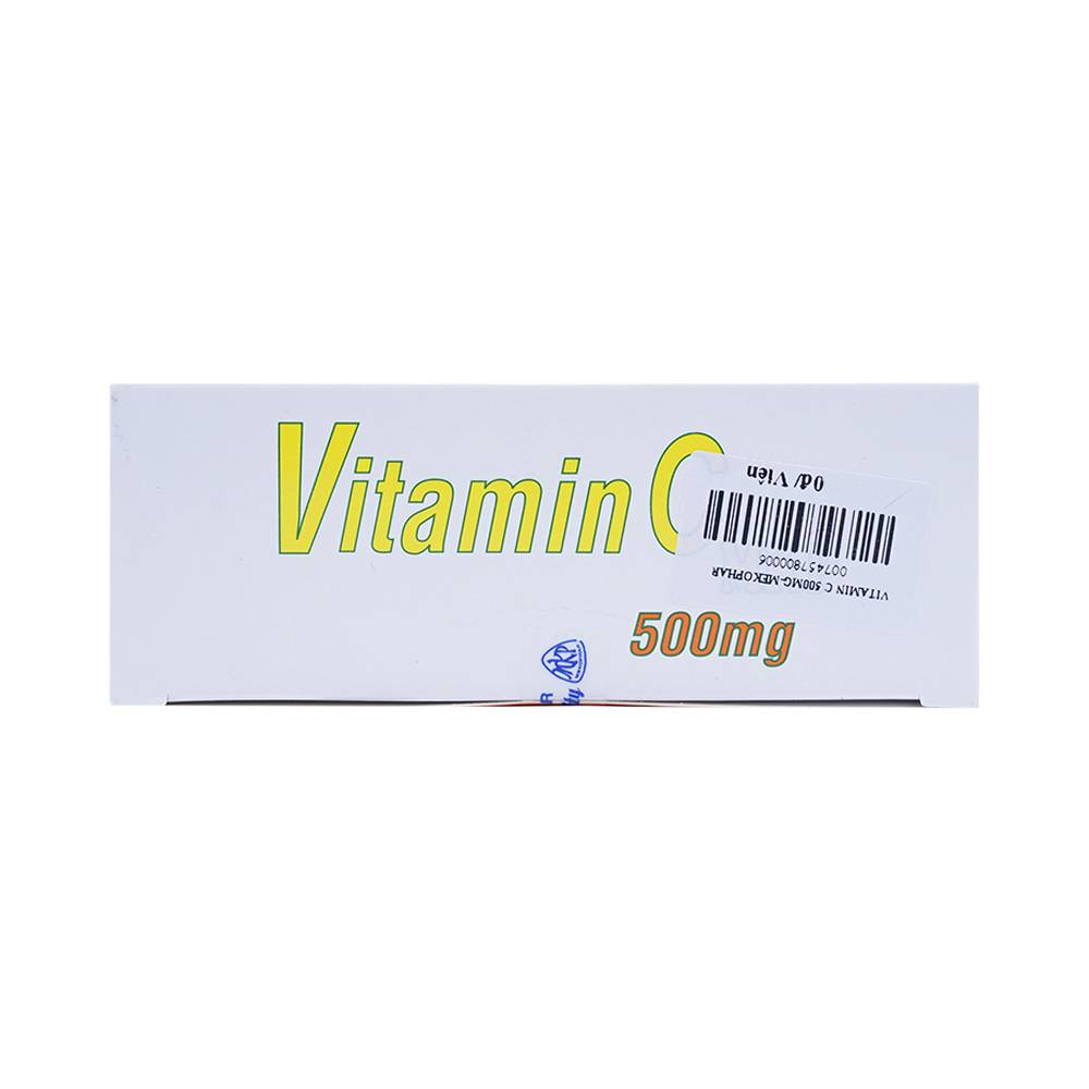 Thuốc Vitamin C MKP 500mg Mekophar phòng và điều trị bệnh Scorbut (20 vỉ x 10 viên)