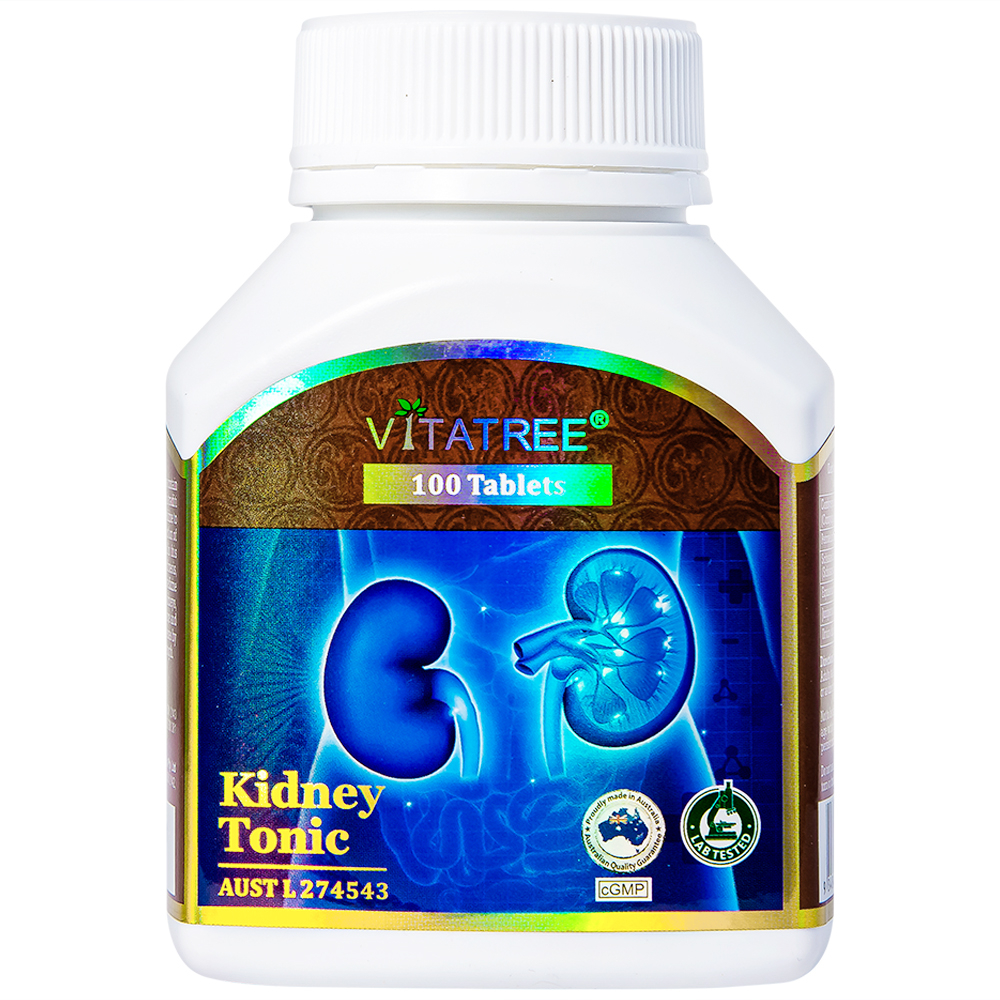 Viên uống hỗ trợ bổ thận, tăng cường chức năng thận Vitatree Kidney Tonic (100 viên)