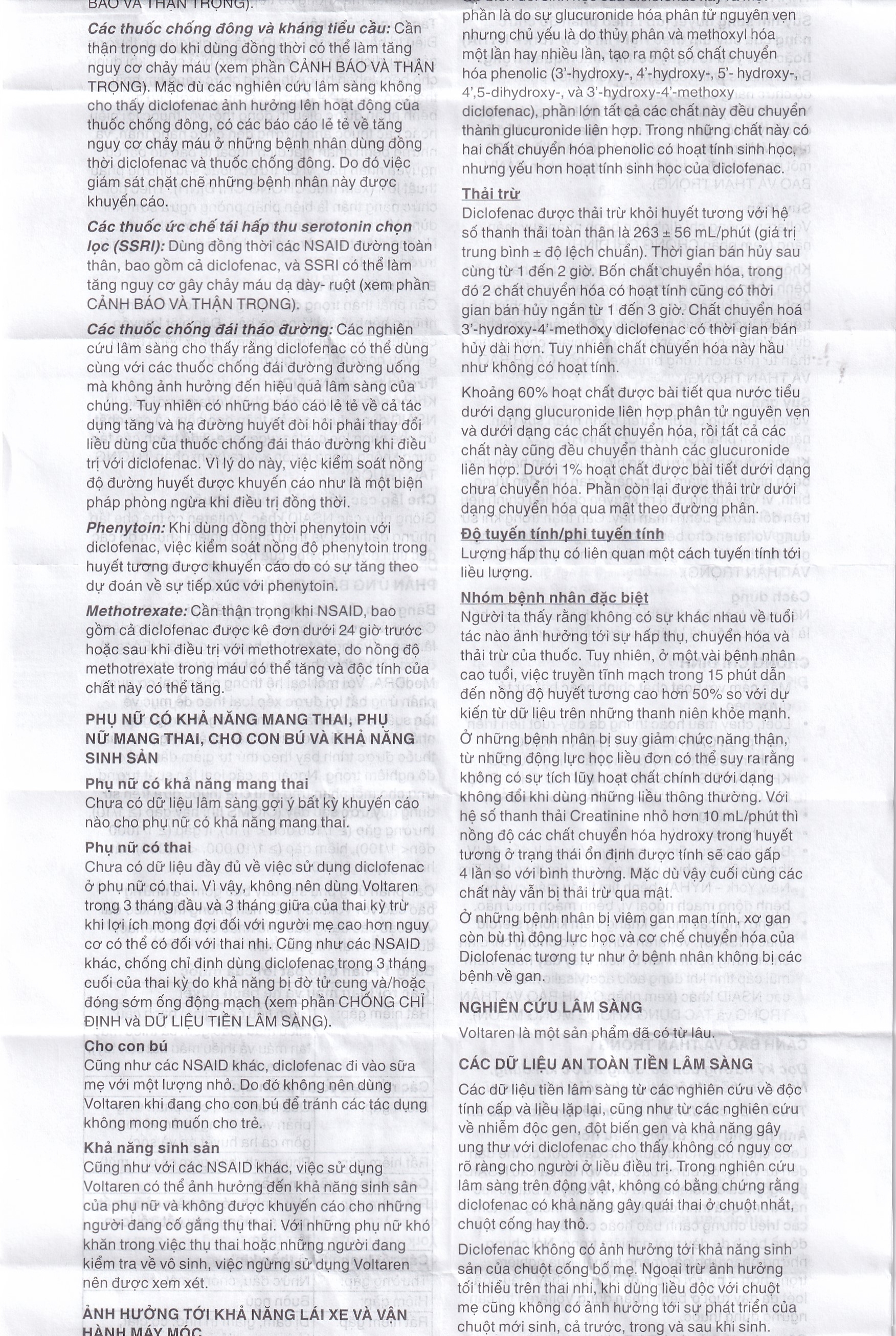 Thuốc Voltaren SR 75mg Novartis điều trị viêm và thoái hóa của bệnh thấp khớp (10 vỉ x 10 viên)