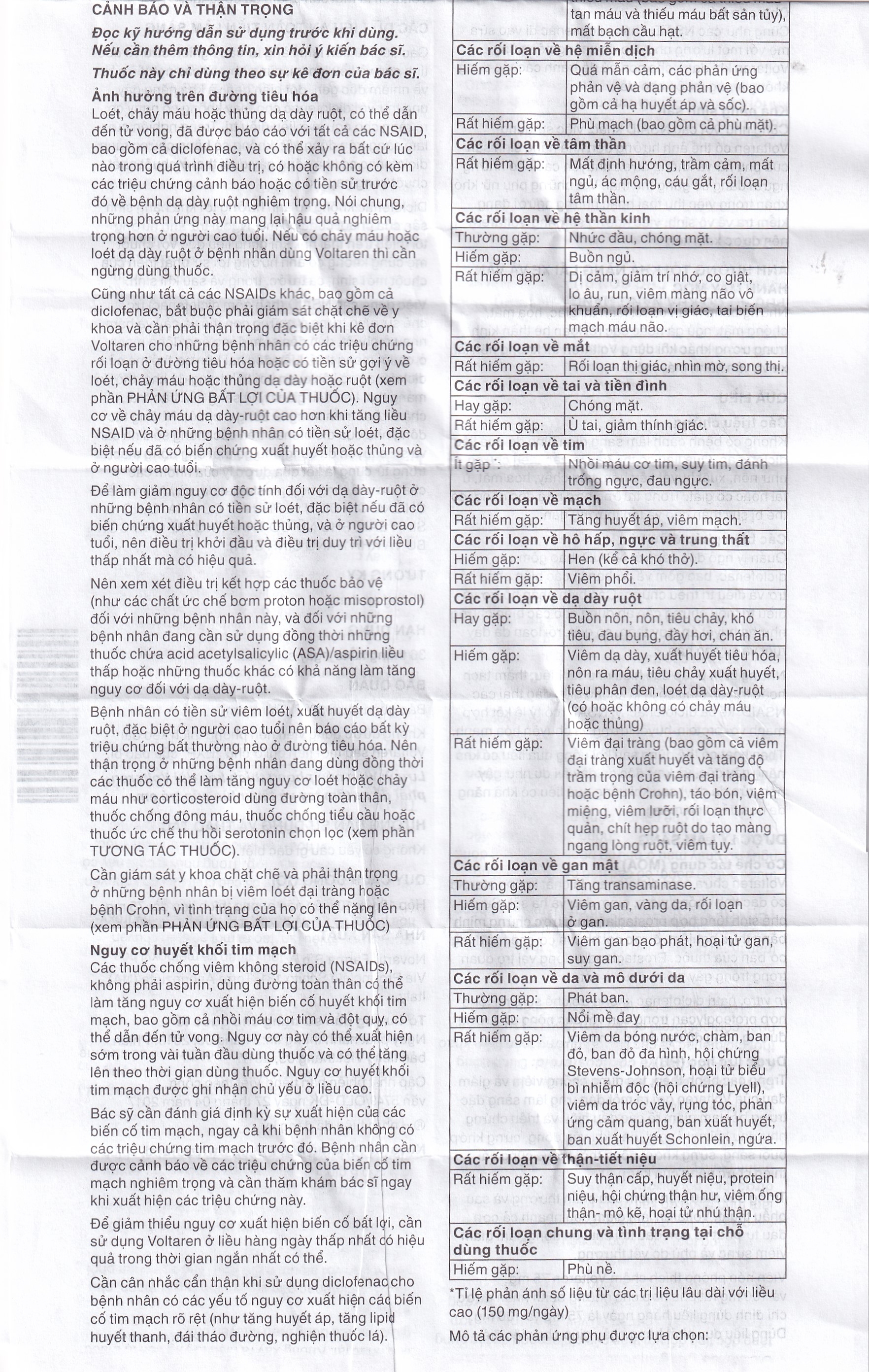 Thuốc Voltaren SR 75mg Novartis điều trị viêm và thoái hóa của bệnh thấp khớp (10 vỉ x 10 viên)