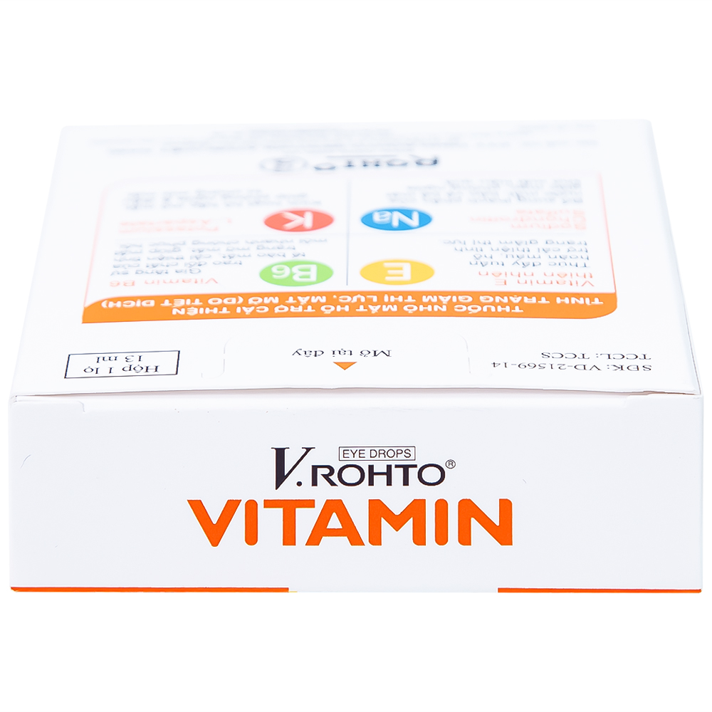 Thuốc nhỏ mắt V.Rohto Vitamin hỗ trợ cải thiện tình trạng giảm thị lực, mắt mờ (13ml)