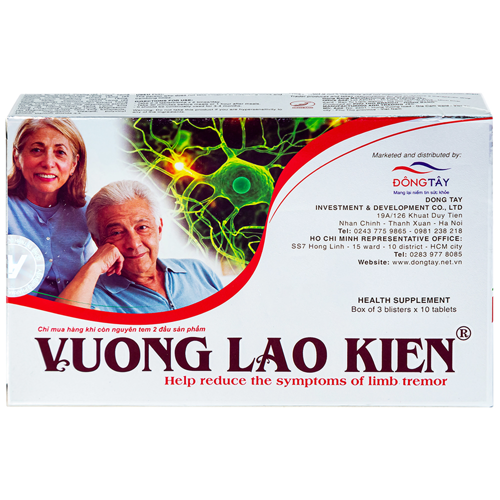 Viên uống giảm tê nhứt chân tay Vương Lão Kiện (3 vỉ x 10 viên)