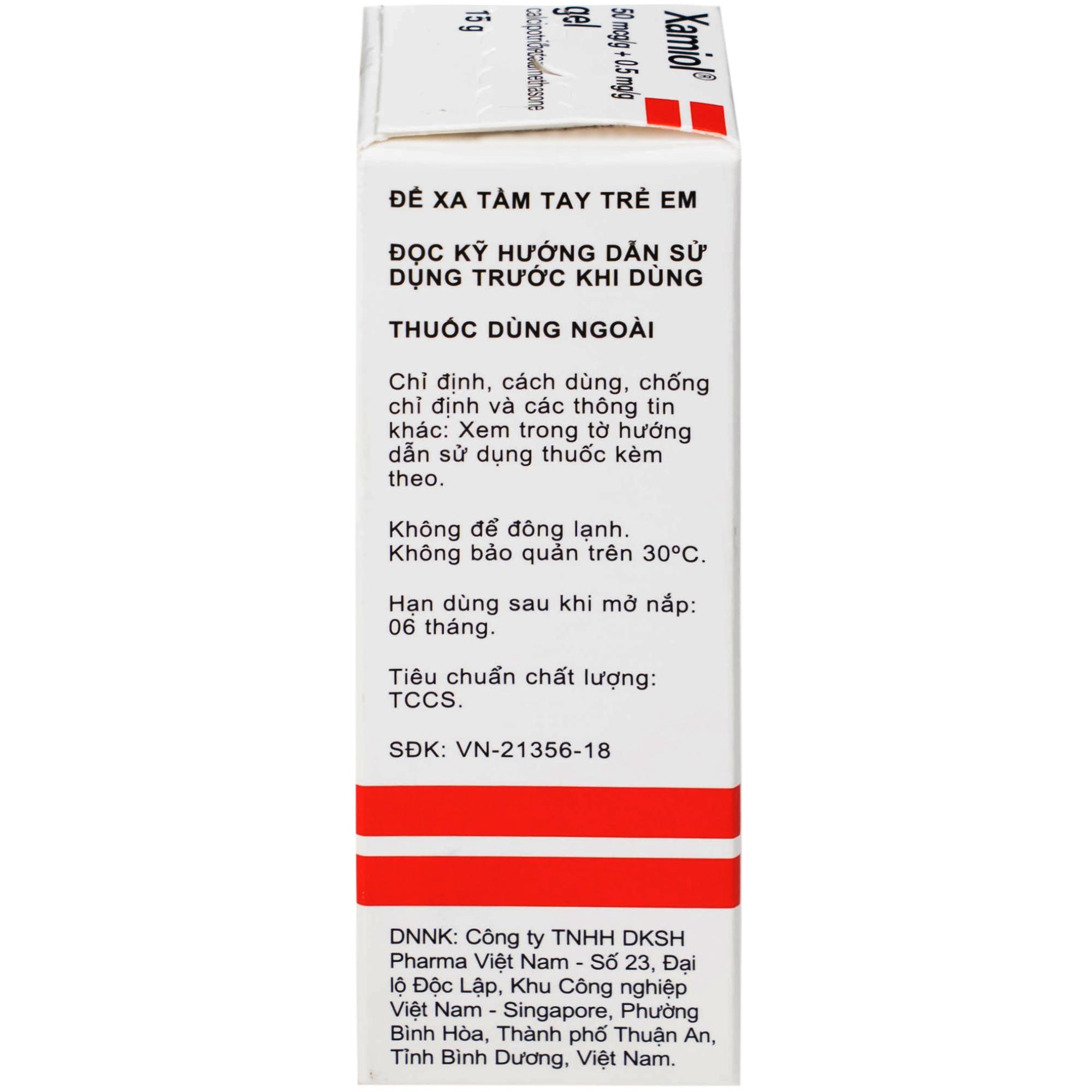 Gel Xamiol LEO điều trị tại chỗ bệnh vẩy nến da đầu (15g)