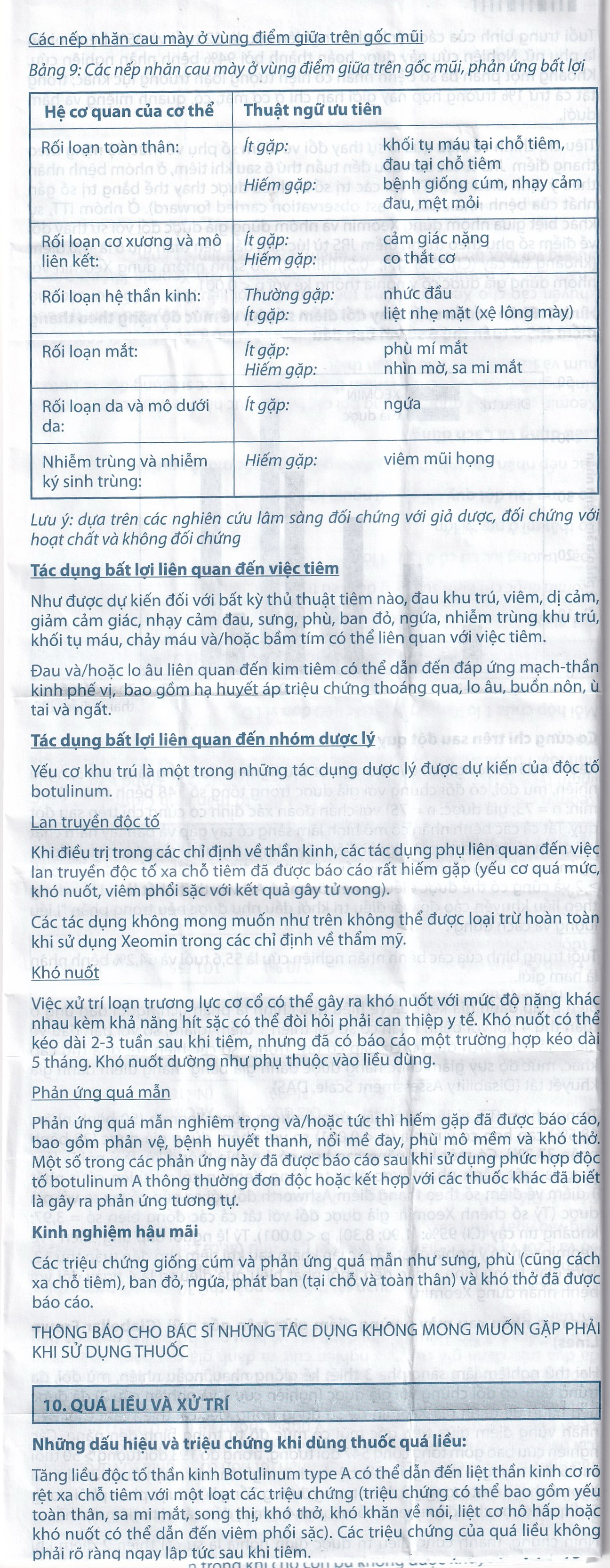 Thuốc Xeomin 100 Units Merz điều trị loạn trương lực cơ cổ, co thắt mi, co cứng sau đột quỵ chi trên