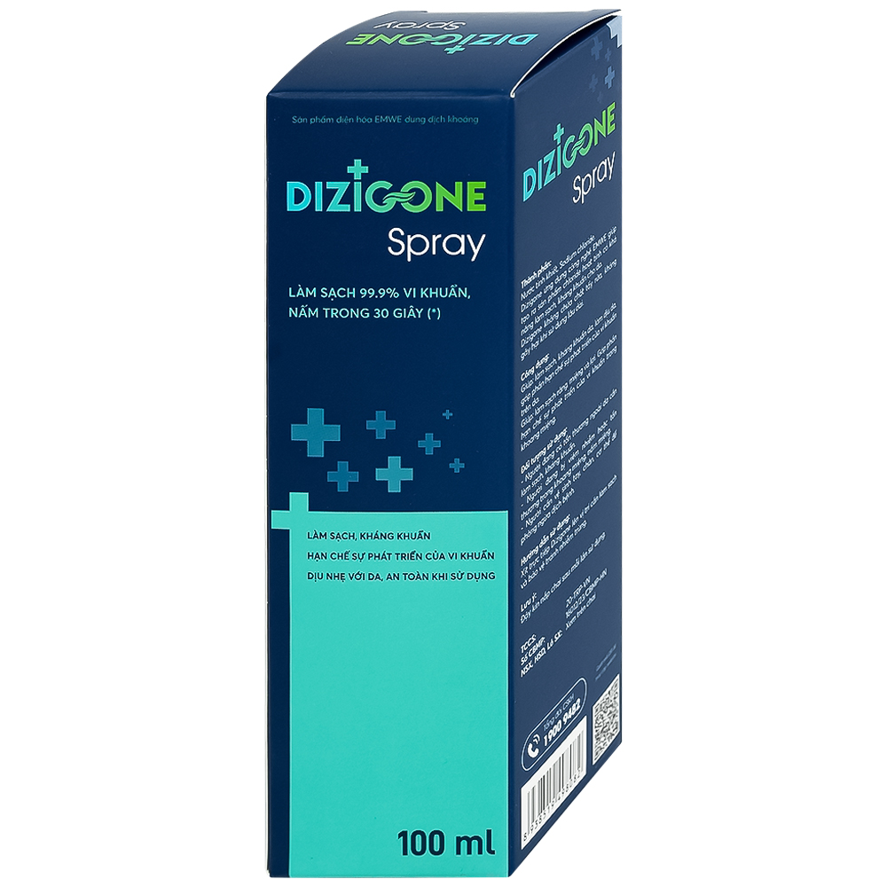 Xịt kháng khuẩn, phục hồi da Dizigone Spray Terrapharm 100ml