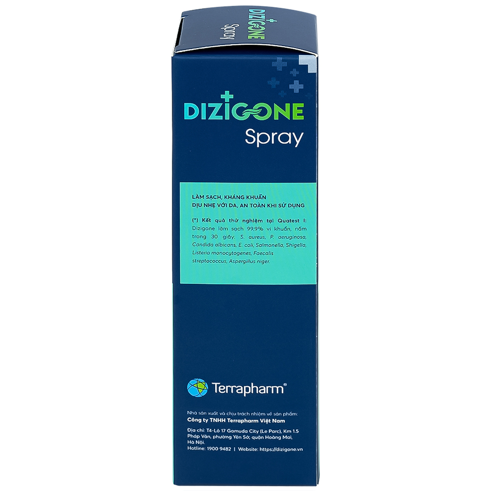Xịt kháng khuẩn, phục hồi da Dizigone Spray Terrapharm 100ml