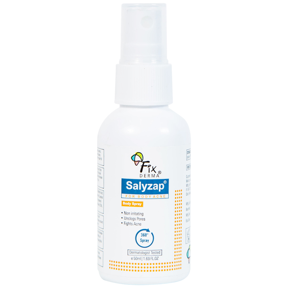 Xịt mụn lưng Fixderma Salyzap 50ml