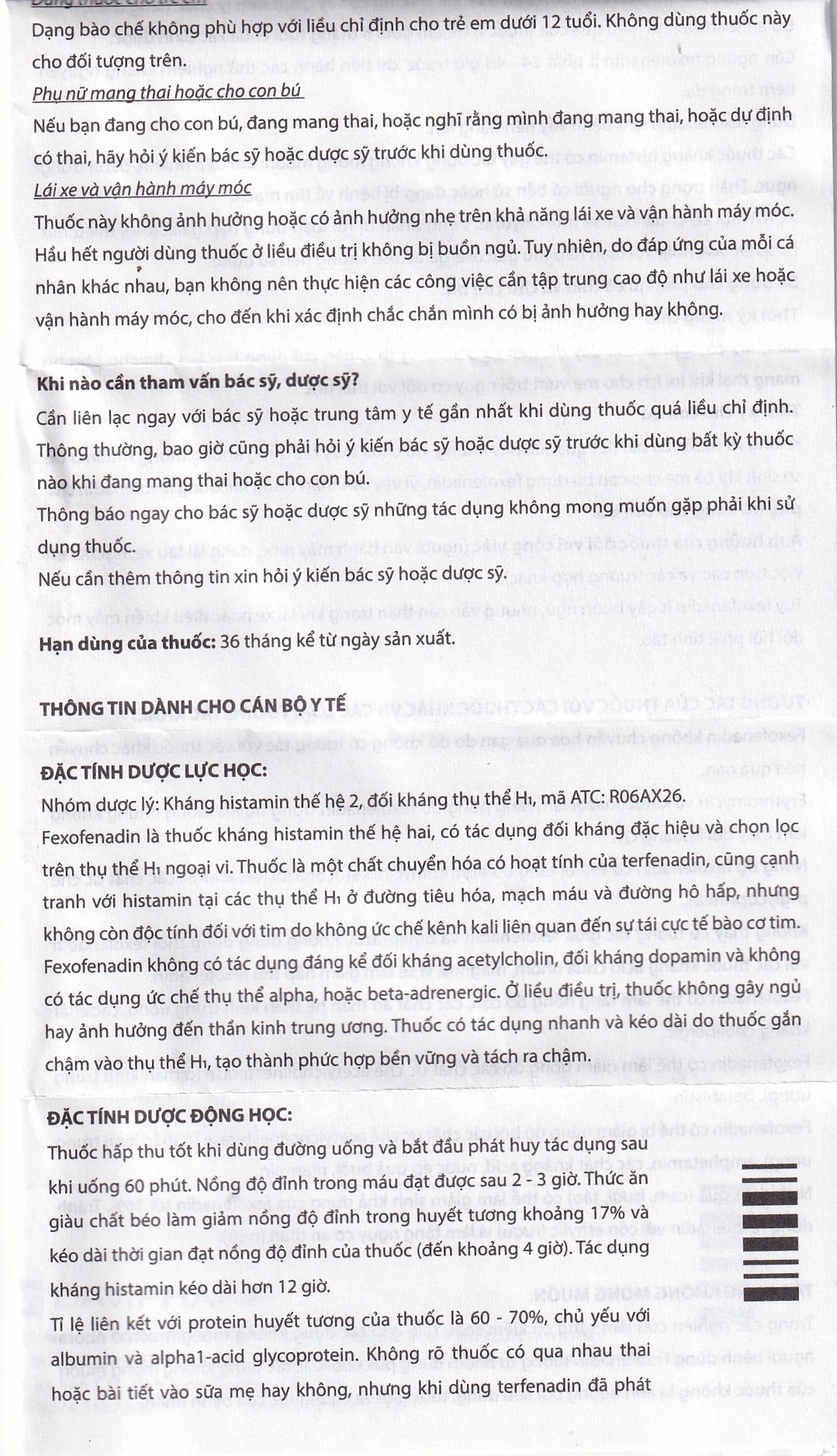 Thuốc Xonatrix 60mg DaviPharm điều trị triệu chứng viêm mũi dị ứng theo mùa (3 vỉ x 10 viên)