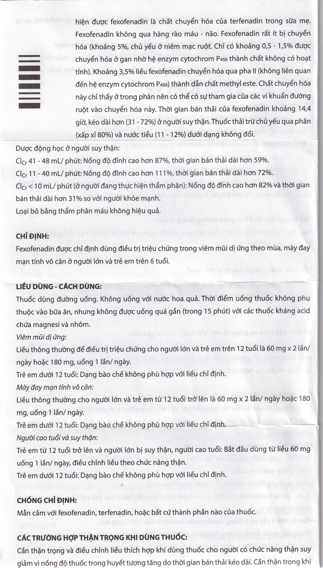 Thuốc Xonatrix 60mg DaviPharm điều trị triệu chứng viêm mũi dị ứng theo mùa (3 vỉ x 10 viên)