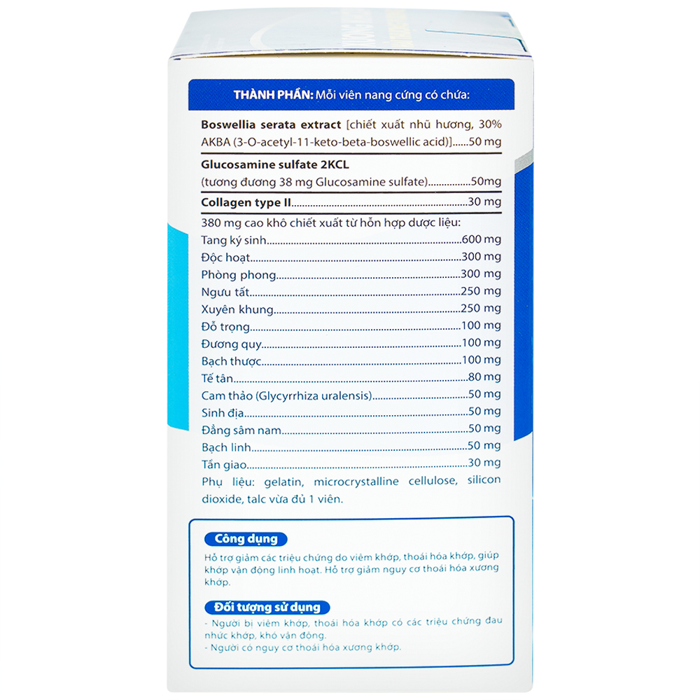 Viên uống hỗ trợ giảm nguy cơ thoái hóa khớp, viêm khớp Xương Khớp Hải Thượng Vương (30 viên)
