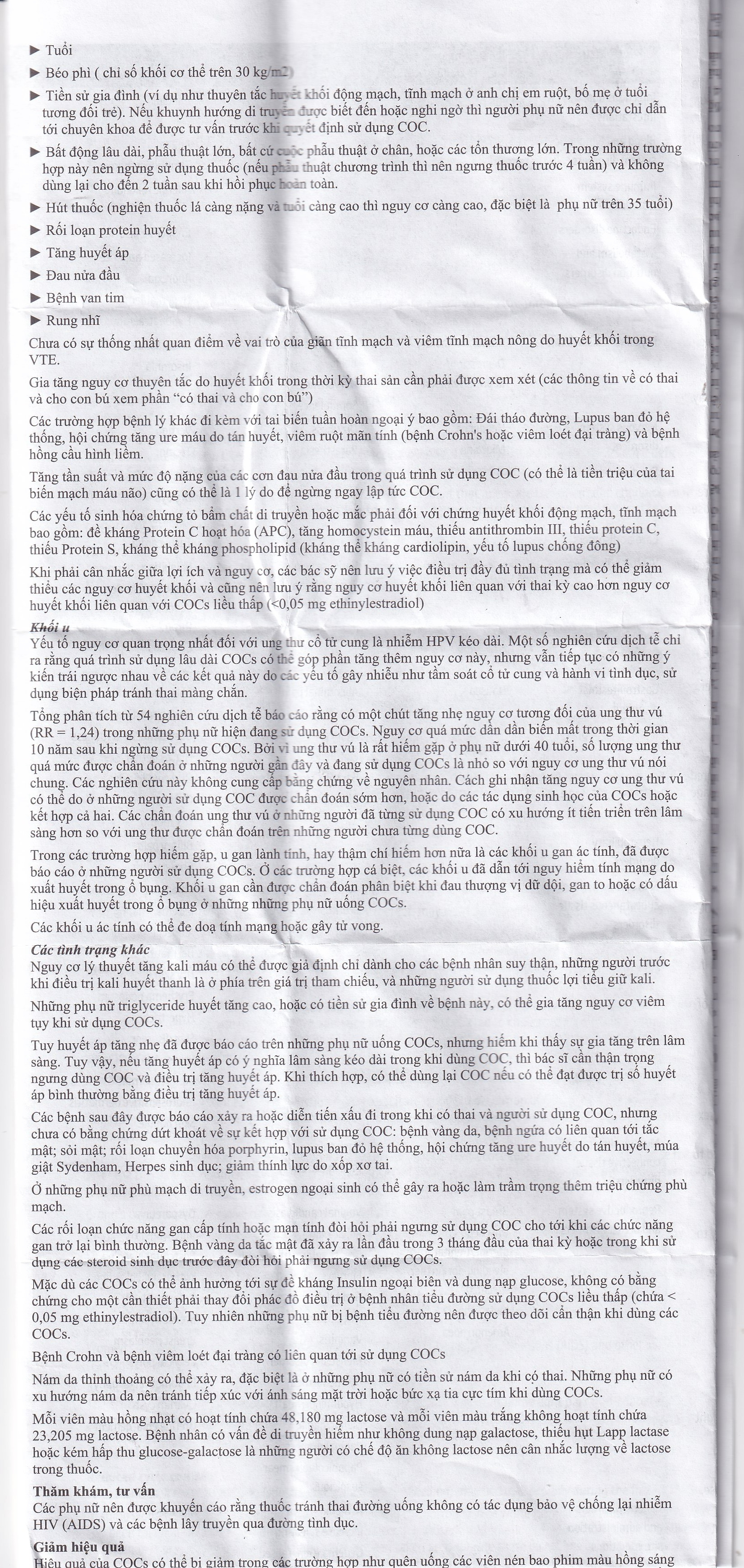 Thuốc Yaz Bayer dùng tránh thai, điều trị mụn trứng cá (1 vỉ x 28 viên)