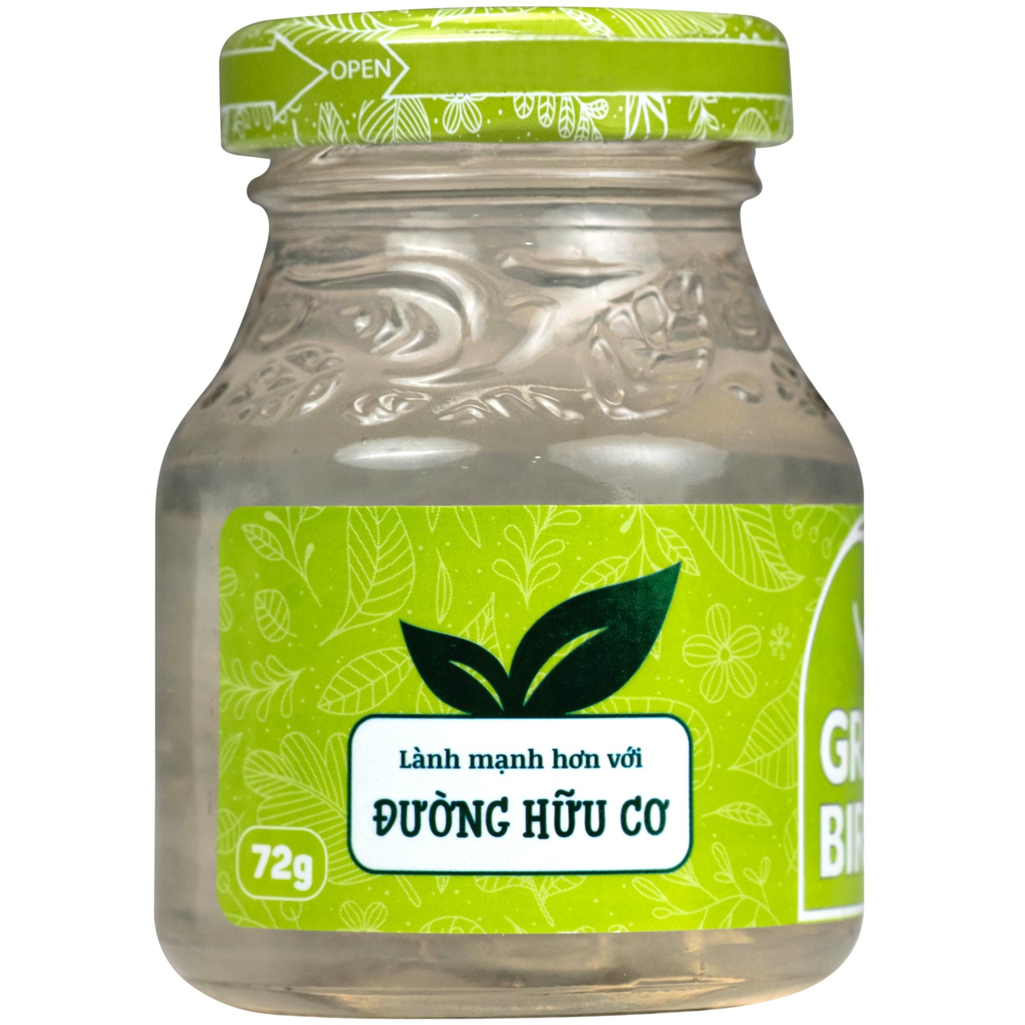 Nước Yến Sào Chưng Đường Phèn Greenbird (hũ 72g)