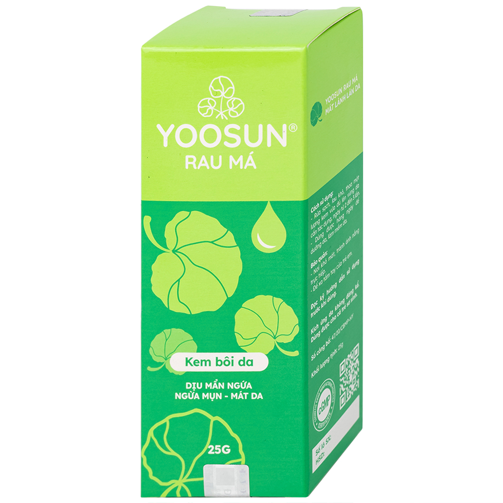 Kem bôi Yoosun Rau Má giúp dịu da, mẫn ngứa, ngừa mụn (25g)
