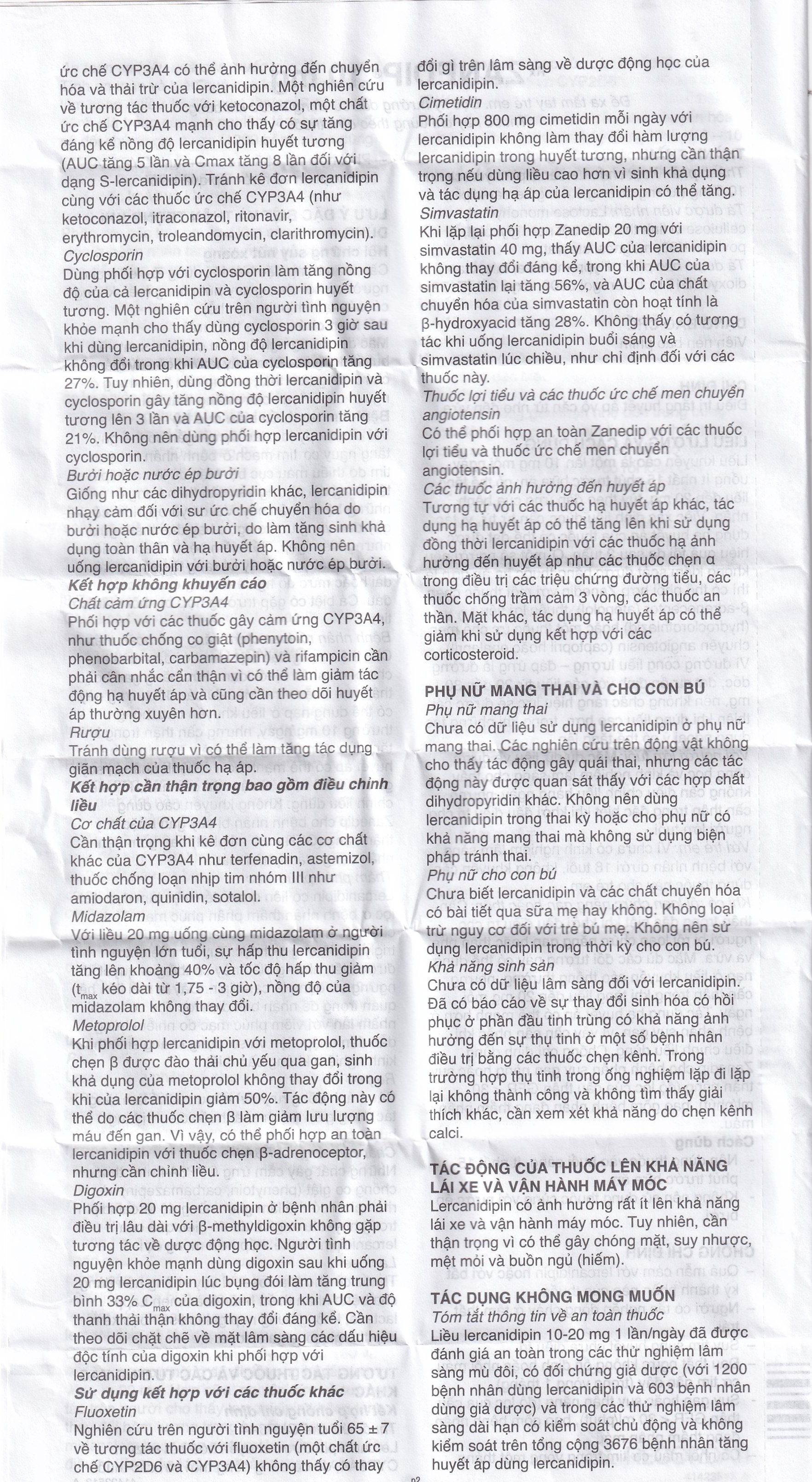 Thuốc Zanedip 10mg Recordati điều trị tăng huyết áp vô căn (2 vỉ x 14 viên)