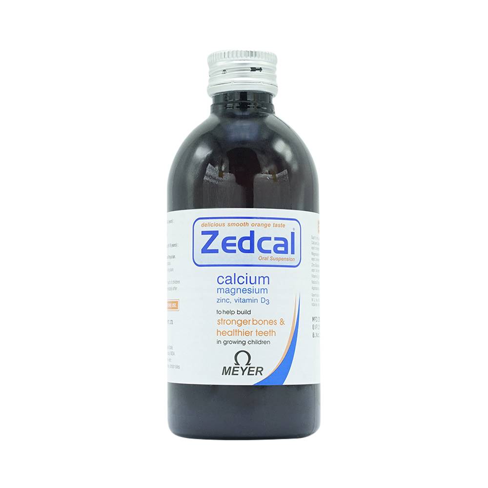 Siro Zedcal Meyer bổ sung Canxi và thiếu hụt Vitamin D3 (200ml)