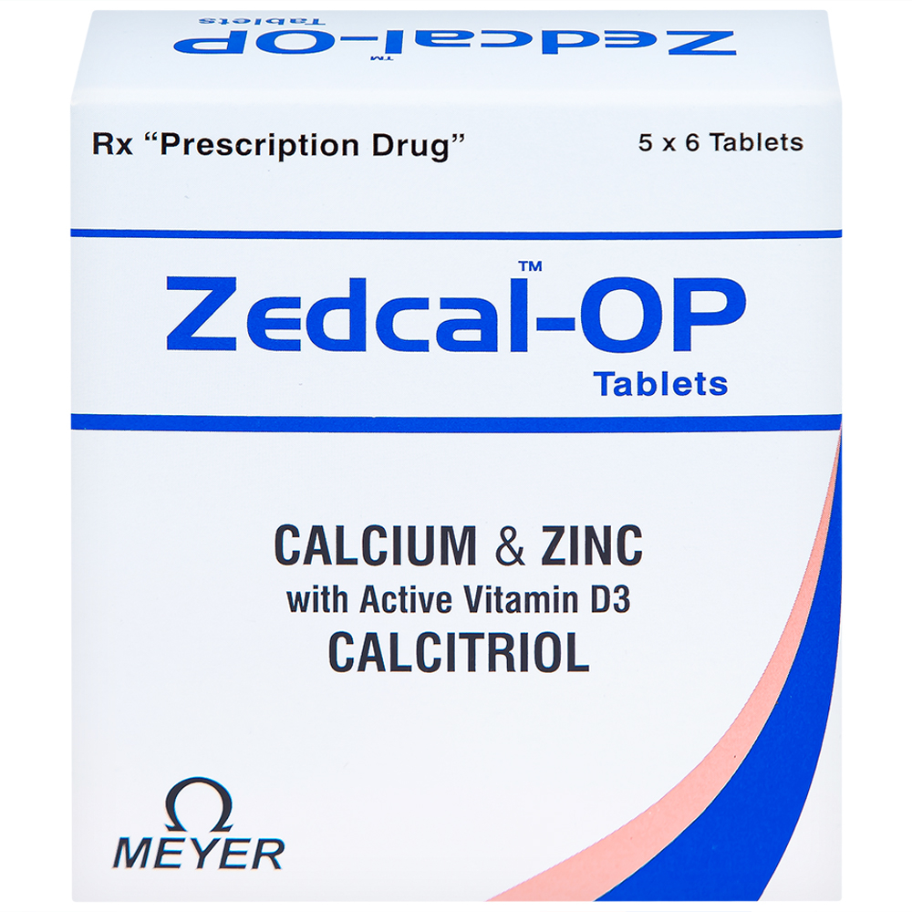 Thuốc Zedcal-OP Meyer điều trị loãng xương (5 vỉ x 6 viên)