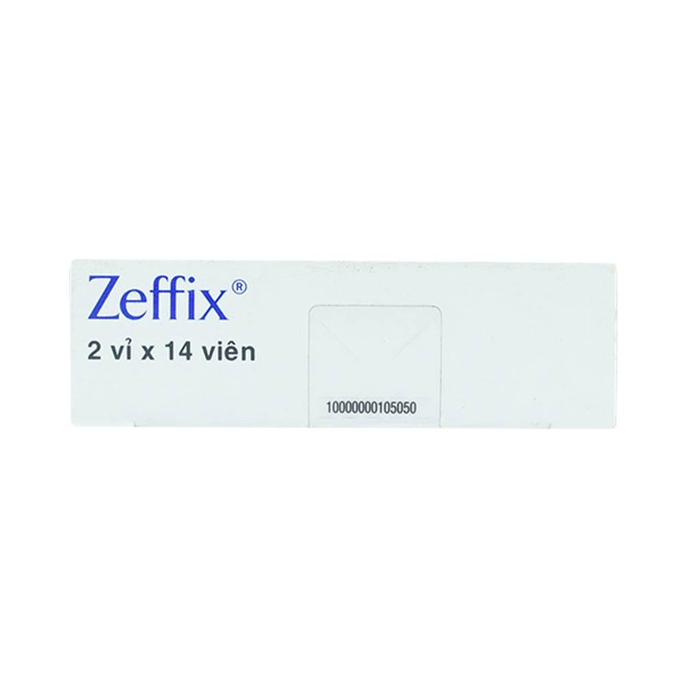Thuốc Zeffix GSK điều trị viêm gan B mạn tính (2 vỉ x 14 viên)