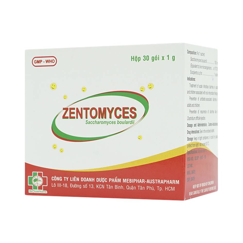 Bột Zentomyces Mebiphar điều trị tiêu chảy cấp (30 gói x 1g)