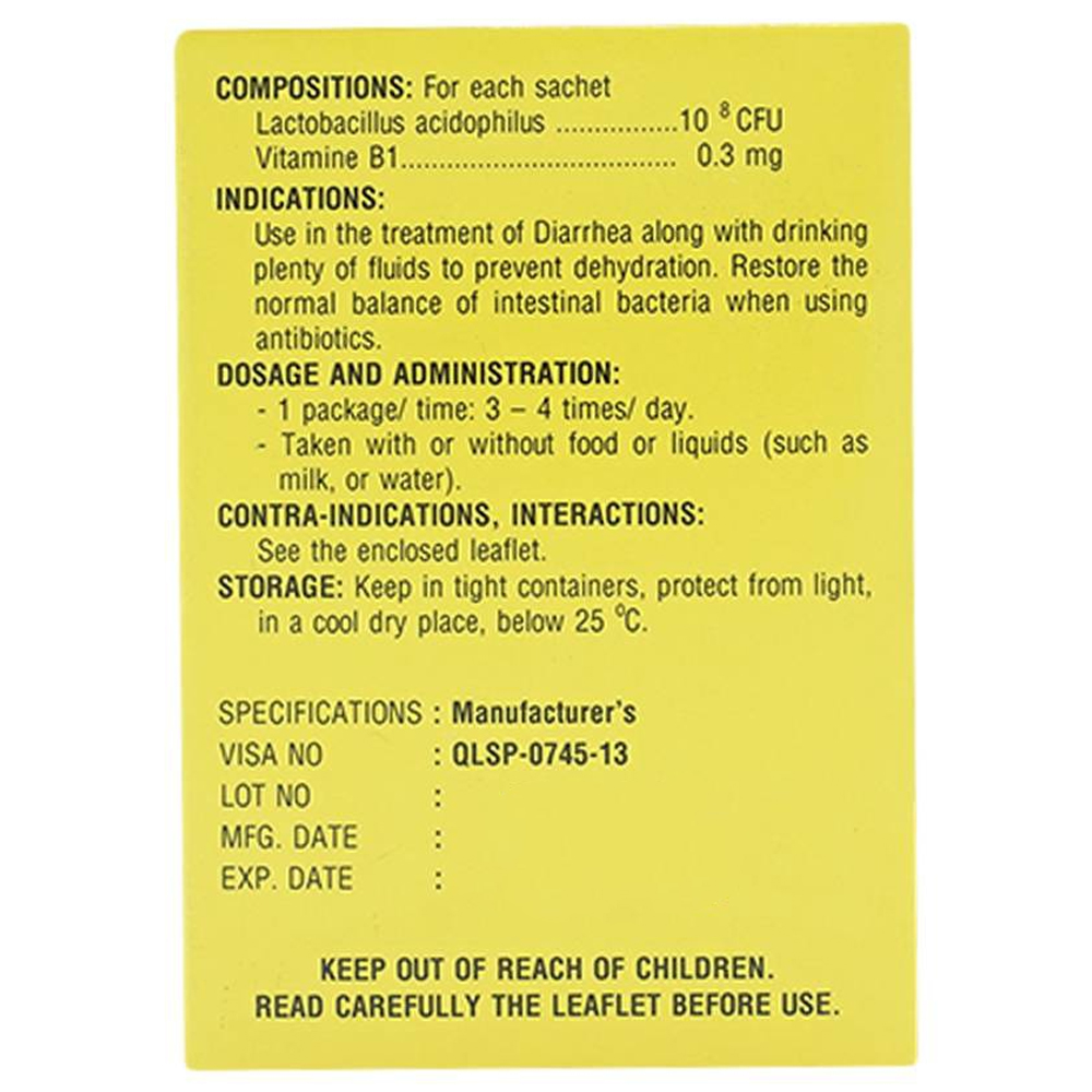 Thuốc bột uống Zentozin Mebiphar điều trị tiêu chảy (30 gói x 1g)