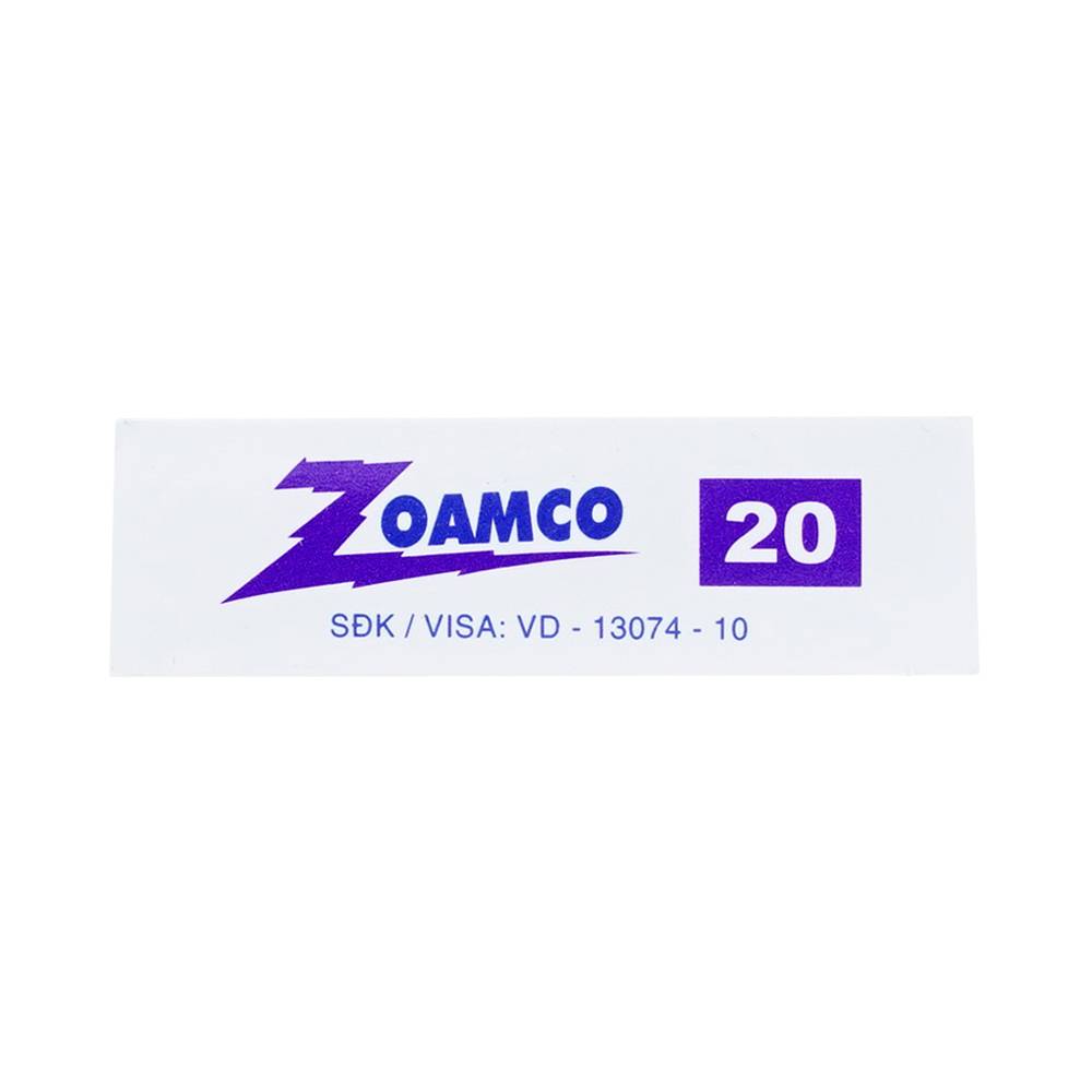 Thuốc Zoamco 20 Pymepharco điều trị rối loạn lipid máu (2 vỉ x 15 viên)