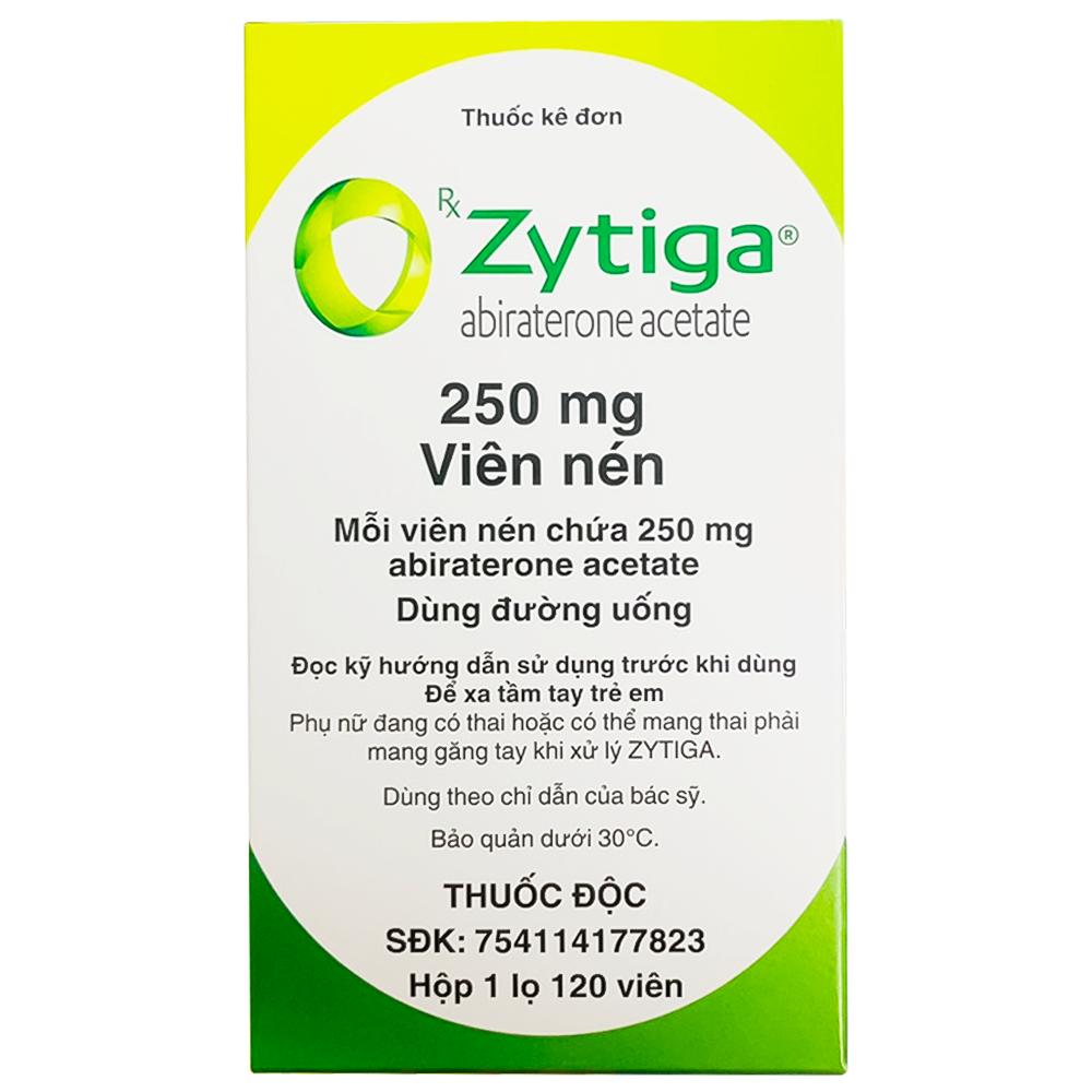 Thuốc Zytiga 250mg Janssen điều trị ung thư tuyến tiền liệt (120 viên)