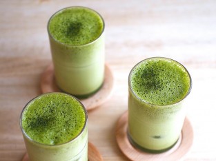 2 bước pha latte trà xanh thơm ngon, đúng điệu