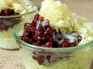 3 bước để làm món kem Matcha đá bào ngon tuyệt cú mèo