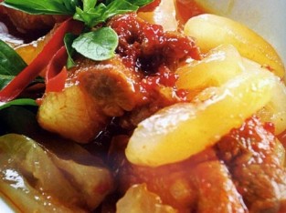 Ba chỉ ram dừa nước