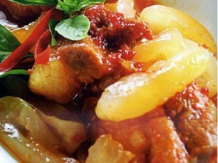 Ba chỉ ram dừa nước