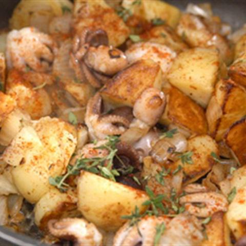 Cách làm bạch tuộc xào khoai tây