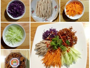 Bài dự thi “Hương Tết Việt” – Gỏi Ngũ Sắc