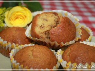 Bánh banana muffin