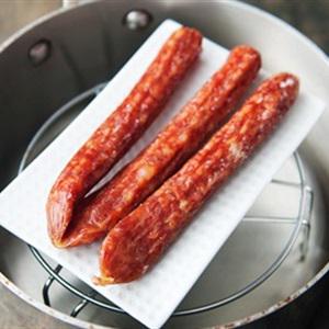 Cách làm bánh bao chiên nhân lạp xưởng