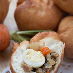 Cách làm bánh bao chiên nhân thập cẩm