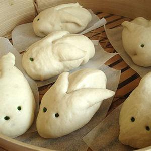 Cách làm bánh bao hình Thỏ Ngọc