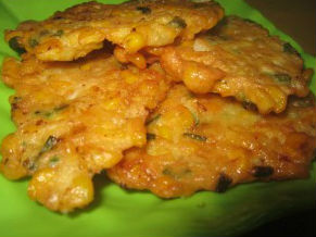 Bánh bắp chiên trứng