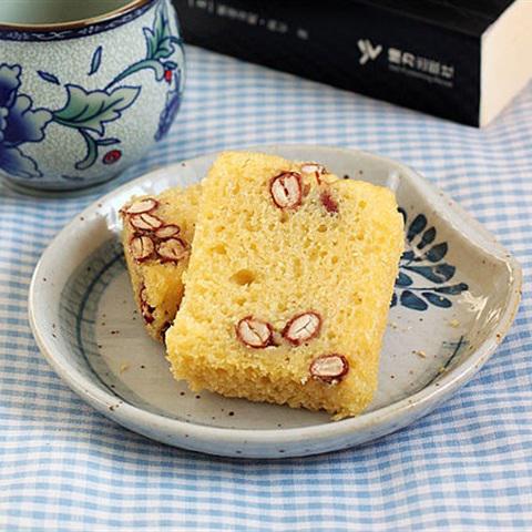 Cách làm bánh bắp hấp đậu đỏ