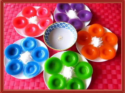 Bánh bèo ngọt ngũ sắc