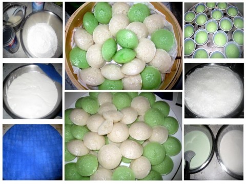 Bánh bò hấp thơm ngon