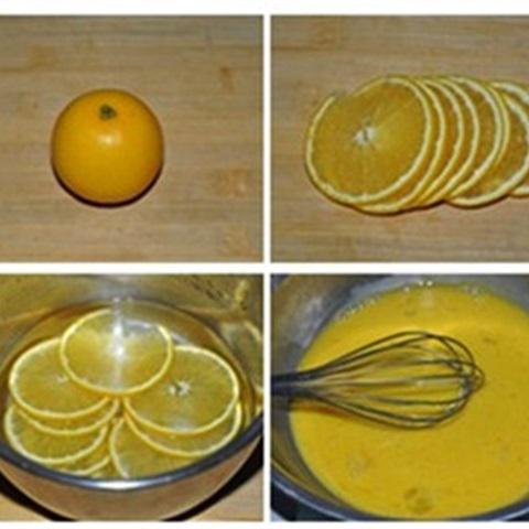 Cách làm bánh bông lan cuộn cam xốp mềm