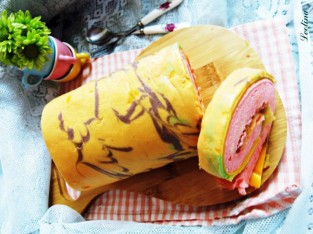 Bánh bông lan cuộn da quý phi