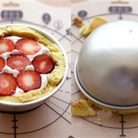 Cách làm bánh bông lan dâu tây